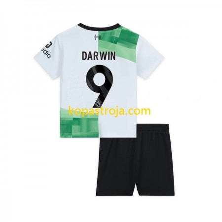 Billiga Fotbollströjor Liverpool Darwin Nunez 9 Barn Borta tröja 2023/24 Kortärmad